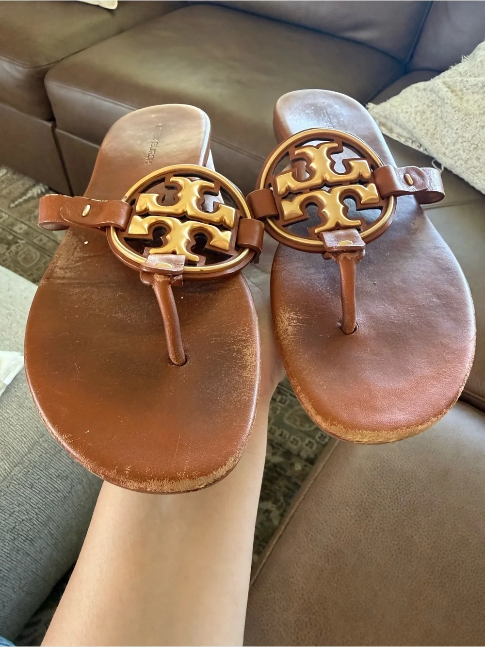 Tory Burch Metal Miller Soft Sandals-
